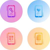 Setting and Favourite Icon vector