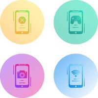 Block and Game Icon vector