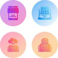 Online Store and Online Shopping Icon vector