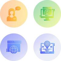 Consulting and Web Design Icon vector