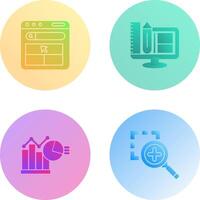 Website and Web Design Icon vector