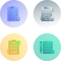 Favourite and Return Icon vector