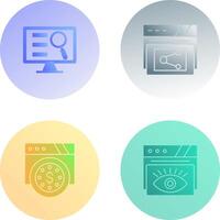 Monitor Screen and Share Icon vector