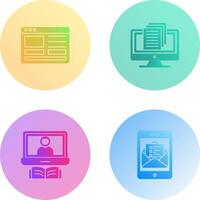 Web Design and Document Icon vector