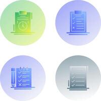 Time Management and Checklist Icon vector