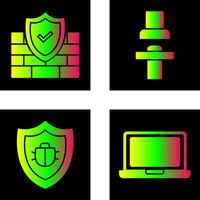 Firewall and Seat Icon vector