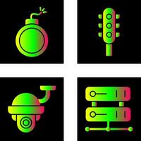 Traffic Signal and Block Icon vector