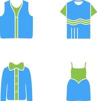 Swimming Vest and Accessory Icon vector