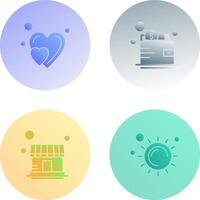 Heart and Wallet Icon vector