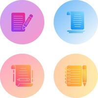 checklist and document Icon vector