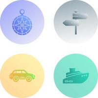 Compass and Direction Icon vector