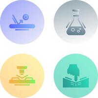 Bounce and Flask Icon vector