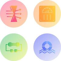 Dispersion and Weight Scale Icon vector