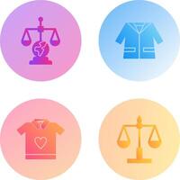 International Law and Suit Icon vector