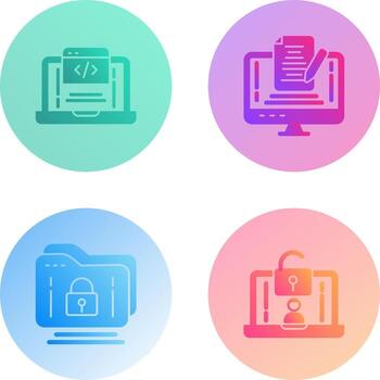 Coding and Note Icon vector