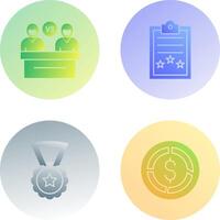 Meeting and Result Icon vector