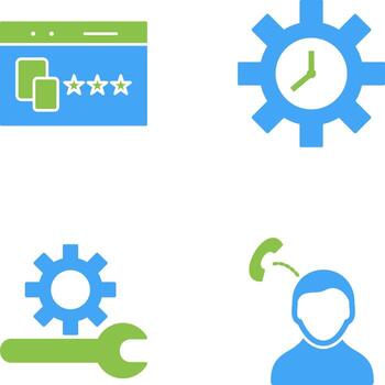 Website Promotion and Time Optimization Icon vector