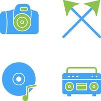 Camera and Arrows Icon vector