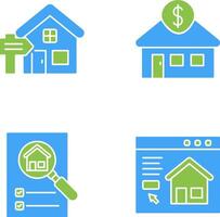 Rent and Residential Icon vector