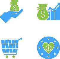 Wage and Email Icon vector