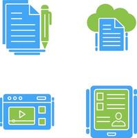 Document and File Icon vector