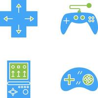 Direction Key and Gaming Control Icon vector