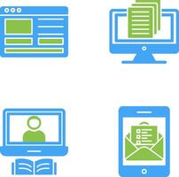 Web Design and Document Icon vector
