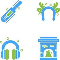 Thermometer and Headband Icon vector