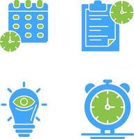 Deadline and Task Management Icon vector