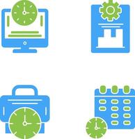 Productivity and Online Time Icon vector