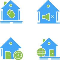 Water Hose and Mute Icon vector