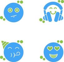 Neutral and Headphones Icon vector