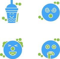 Drink and Dizzy Icon vector