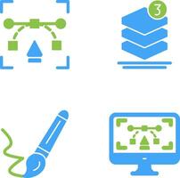 and layer Icon vector