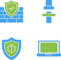 Firewall and Seat Icon vector