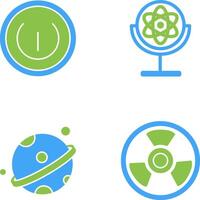 Gyroscope and Power Icon vector