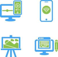 WIFI and Responsive Icon vector