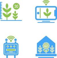 Growth and Device Icon vector