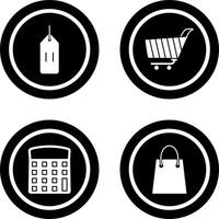 deals and shopping cart Icon vector