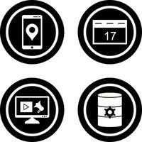 Gps Service and Event Management Icon vector