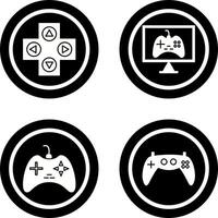 Gaming Control and Online Games Icon vector