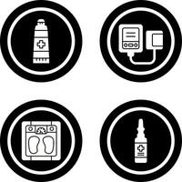 Ointment and Blood Icon vector