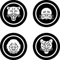 Puma and seal Icon vector