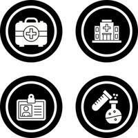 First Aid Kit and Healthcare Icon vector