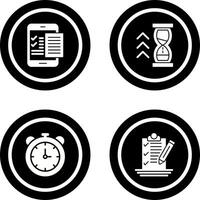 Check List and Quick Response Icon vector