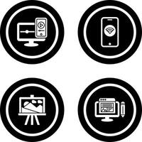 WIFI and Responsive Icon vector