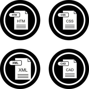 htm y css icono vector