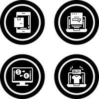 Package and Searching Icon vector