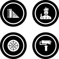 Rules and Artist Icon vector