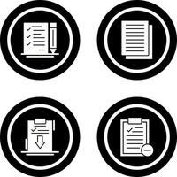 Agreement and Document Icon vector